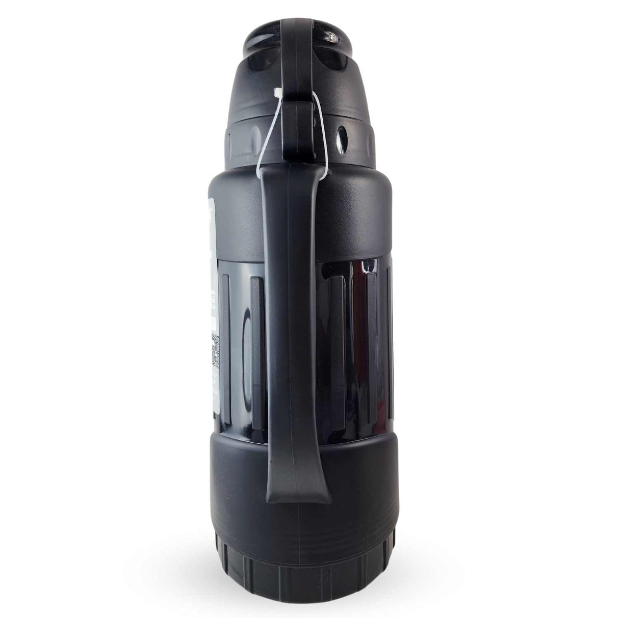 Termo Keep 1.8L negro mate de acero inoxidable, resistente y aislante, ideal para camping y senderismo, mantiene bebidas calientes o frías por horas.-1-2-1-1