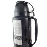 Termo Keep 1.8L negro mate de acero inoxidable, resistente y aislante, ideal para camping y senderismo, mantiene bebidas calientes o frías por horas.-4