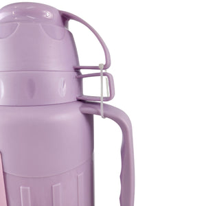 Termo Keep 1.8L café, acero inoxidable, resistente, mantiene bebidas frías 24h y calientes 12h, ideal para camping y senderismo.-5