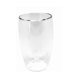 Set de 2 vasos latte de vidrio transparente de 473ml, ideales para lattes y bebidas calientes. Duraderos y elegantes para cualquier ocasión.-4