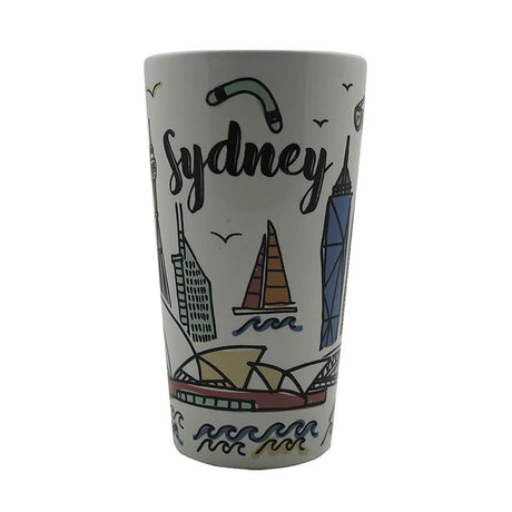 Tazón Latte City Collection blanco de cerámica, ideal para café y cappuccino. Diseño moderno y resistente, perfecto para uso diario.-2-2-1-1