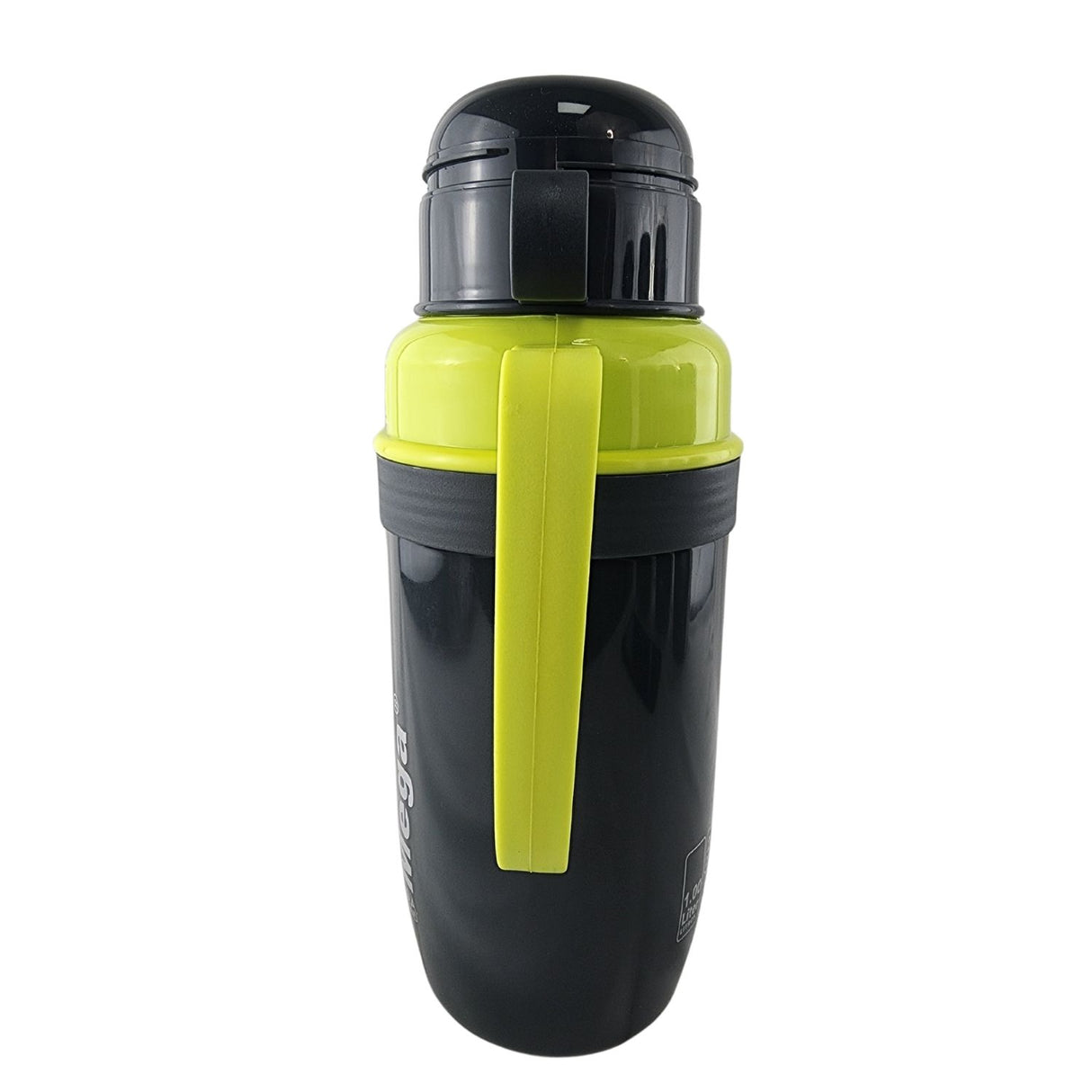 Termo New Mega verde de 1L en acero inoxidable y vidrio, ideal para mantener bebidas calientes o frías por horas, con tapa hermética.-1-2-1-1