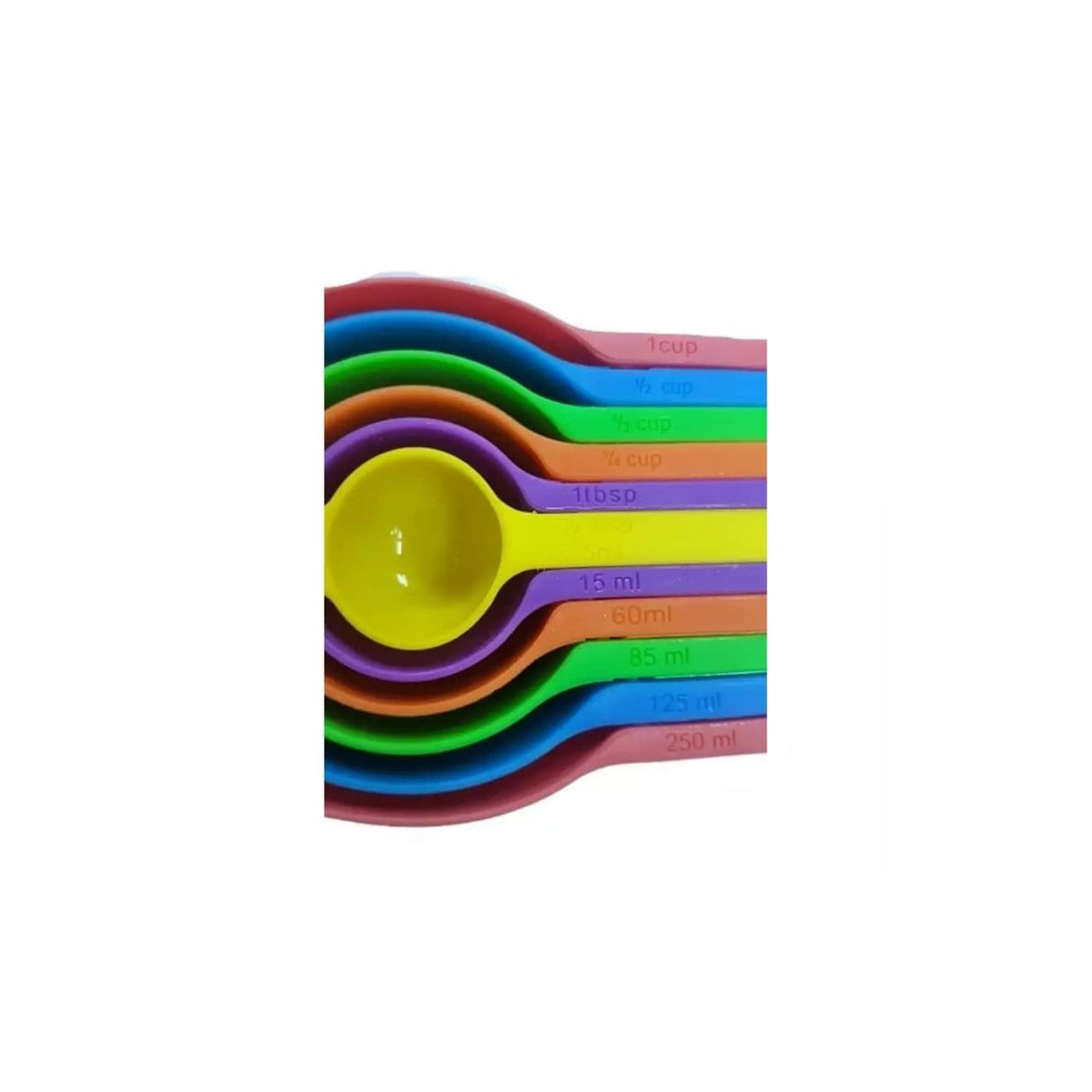 Set 6 Cucharillas Medidoras Reposteria Cocina Multicolor. Perfectas para recetas precisas y divertidas. ¡Compra ahora y mejora tu repostería!-3