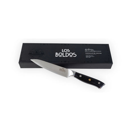 Cuchillo Cocina Acero Aleman Los Boldos Cocina Damasco 102g-1