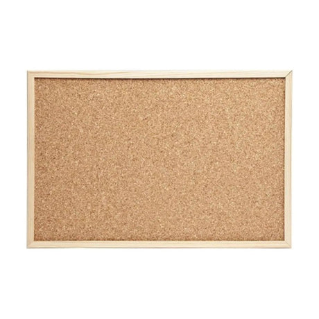 Pizarra Corcho Con Marco De Madera 30x40CM Mejora tu organización y creatividad en cualquier espacio. ¡Adquiere la tuya y transforma tu entorno hoy!-1