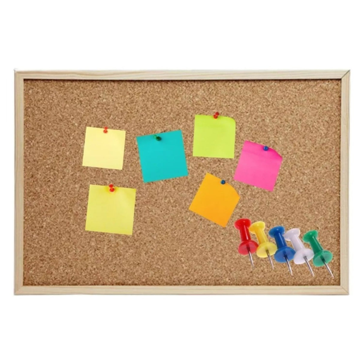 Pizarra Corcho Con Marco De Madera 30x40CM Mejora tu organización y creatividad en cualquier espacio. ¡Adquiere la tuya y transforma tu entorno hoy!-4