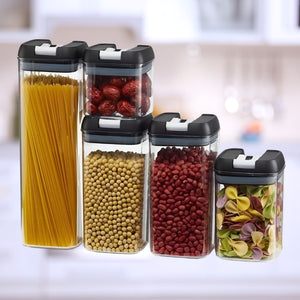 Pack 7 Recipientes Pristiko Almacenamiento Cocina Marca Chilena. Perfectos para mantener tus alimentos frescos y organizados. ¡Compra ahora y optimiza tu cocina!-2-1-1