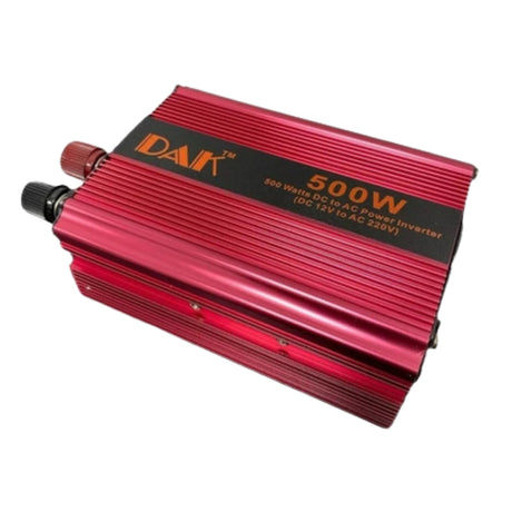 Inversor Voltaje 12V A 220V Auto 500W Corriente Alterna. Ideal para viajes y emergencias. Compacto y seguro. ¡Compra ahora!-1