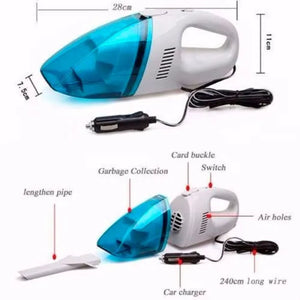 Aspiradora Portatil Autos Azul 12V Limpieza Eficiente. Compacta y potente, ideal para mantener tu auto impecable. ¡Compra ahora!-4