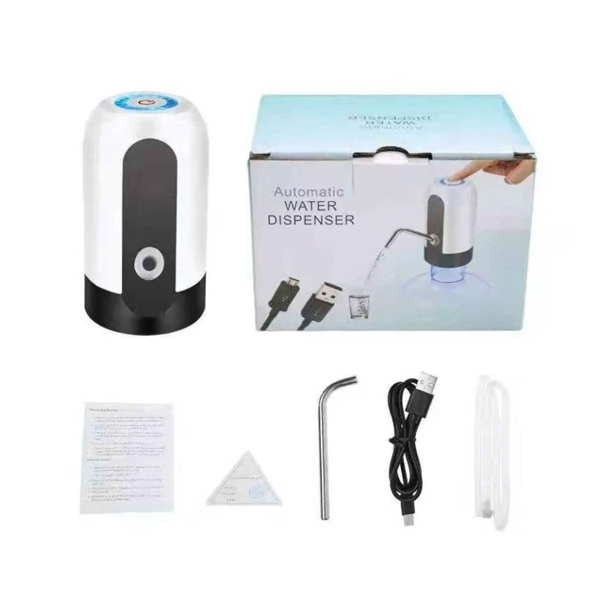 Dispensador de Agua Electrico Recargable Bidon Comodidad. Disfruta de agua fresca sin esfuerzo. ¡Compra ahora y mejora tu hidratación diaria!-3