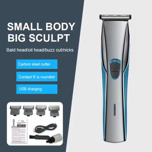 Maquina Cortar Pelo GW9759 Azul Recargable Precisa. Ideal para cortes, barba y detalles. Compacta, moderna y eficiente. ¡Compra ahora!-2