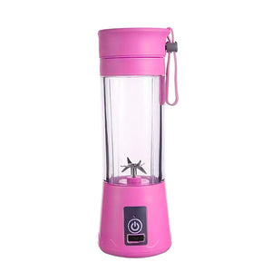 Mini Licuadora Portátil Recargable Rosa USB 380ml Compacta Disfruta de smoothies frescos en cualquier lugar. ¡Compra la tuya y lleva la salud contigo!-1-1