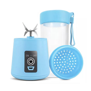 Licuadora Portátil Recargable USB Batidos Smoothies Azul Prepara deliciosos batidos en cualquier lugar y disfruta de tu bebida favorita. ¡Ordénala ahora!-2-1