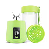 Licuadora Portátil Recargable USB Verde Batidos Smoothies