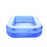 Piscina Inflable 2 Niveles Celeste 262x175x51Cm