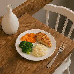 Plato Entrada Coupe 20cm Porcelana Blanca Hallen-1-2