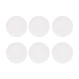 Set De 6 Platos Buffet Coupe 22.5cm Porcelana Blanca Hallen-1-1
