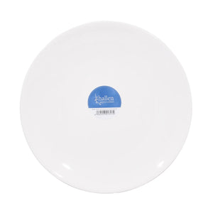Plato Comida Coupe 25,4cm Porcelana Blanca Hallen -1-1