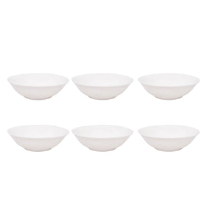 Set 6 Platos Bowl De Sopa 20cm Porcelana Blanca Hallen-1-1