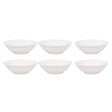 Set 6 Ensaladeras 25.5cm Porcelana Blanca Resistente Hallen-1-1
