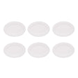 Set De 6 Platos Ovalados De 30.5cm Porcelana Blanca Hallen-1-1