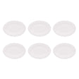 Set De 6 Fuentes Ovaladas 35.5cm Porcelana Blanca Hallen-1-1