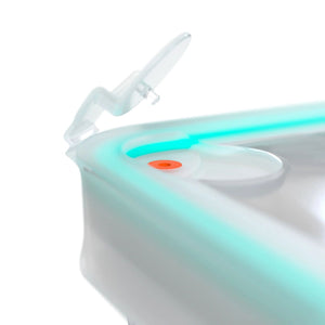 Contenedor De Vidrio Hermetico Rectangular 2000mL Glasslock. Ideal para conservar alimentos frescos y sin olores. ¡Compra ahora y organiza tu cocina!-2