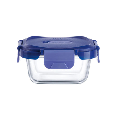 Contenedor De Vidrio Hermético Cuadrado 320mL Luminarc. Ideal para conservar frescura y sabor. ¡Compra ahora y organiza tu cocina!-2