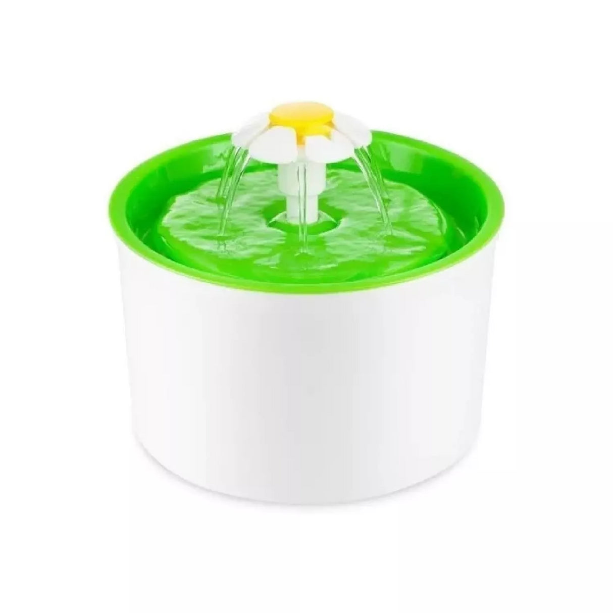 Bebedero Mascotas 1,6L Automático Fuente Agua Diseño Flor. Flujo continuo para agua fresca y filtrada. ¡Hidratación ideal para tu mascota!-1-1