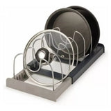Separador Organizador Expandible para Tapas de Ollas Menaje Práctico y Funcional. Compra Ya!-1