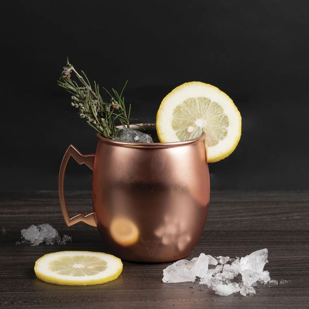 Vaso con Mango Copper Mug Brillante de 600 Ml Cocteleria Wayu