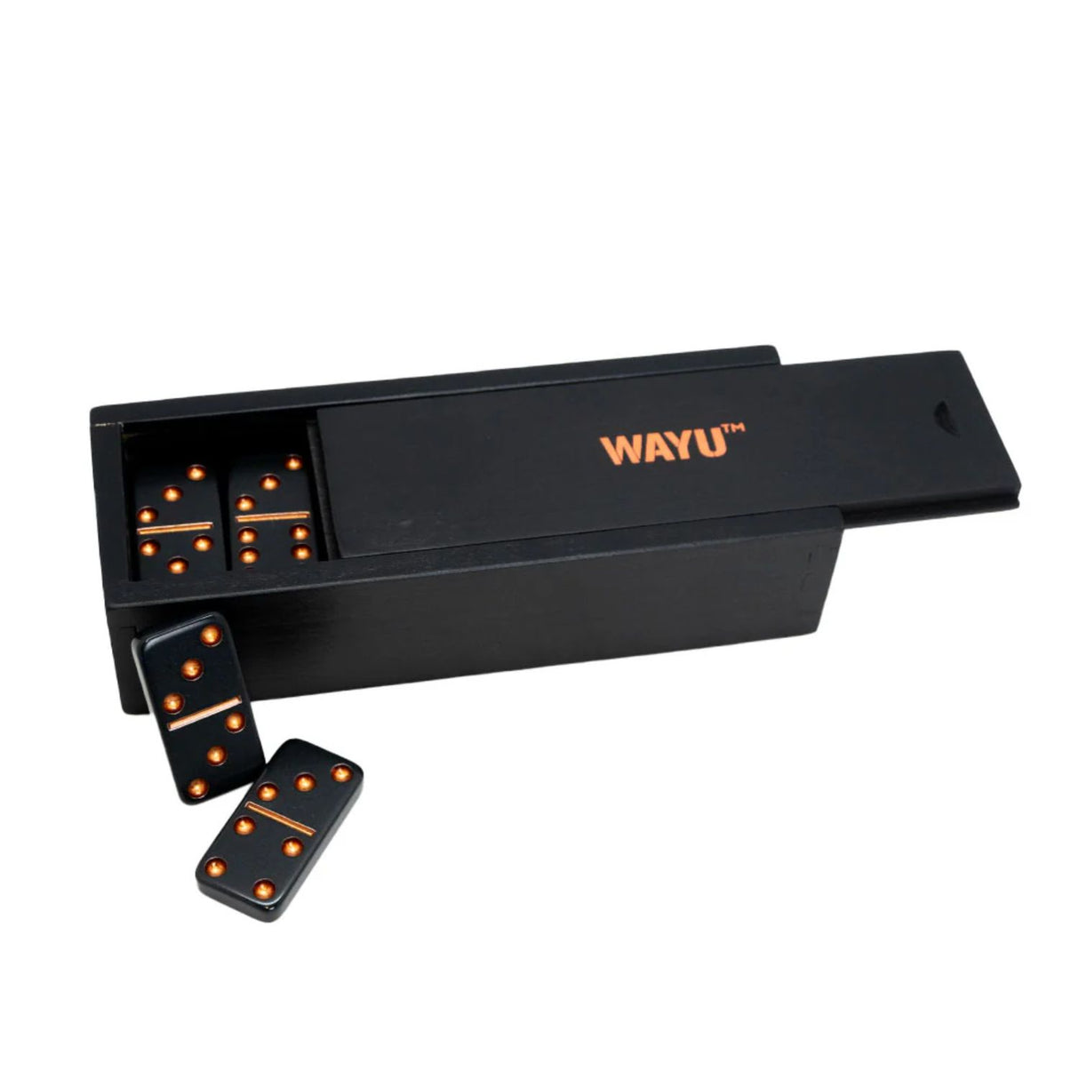 Juego de Domino 25 Piezas en Caja de Madera Marca Wayu