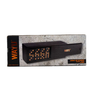 Juego de Domino 25 Piezas en Caja de Madera Marca Wayu