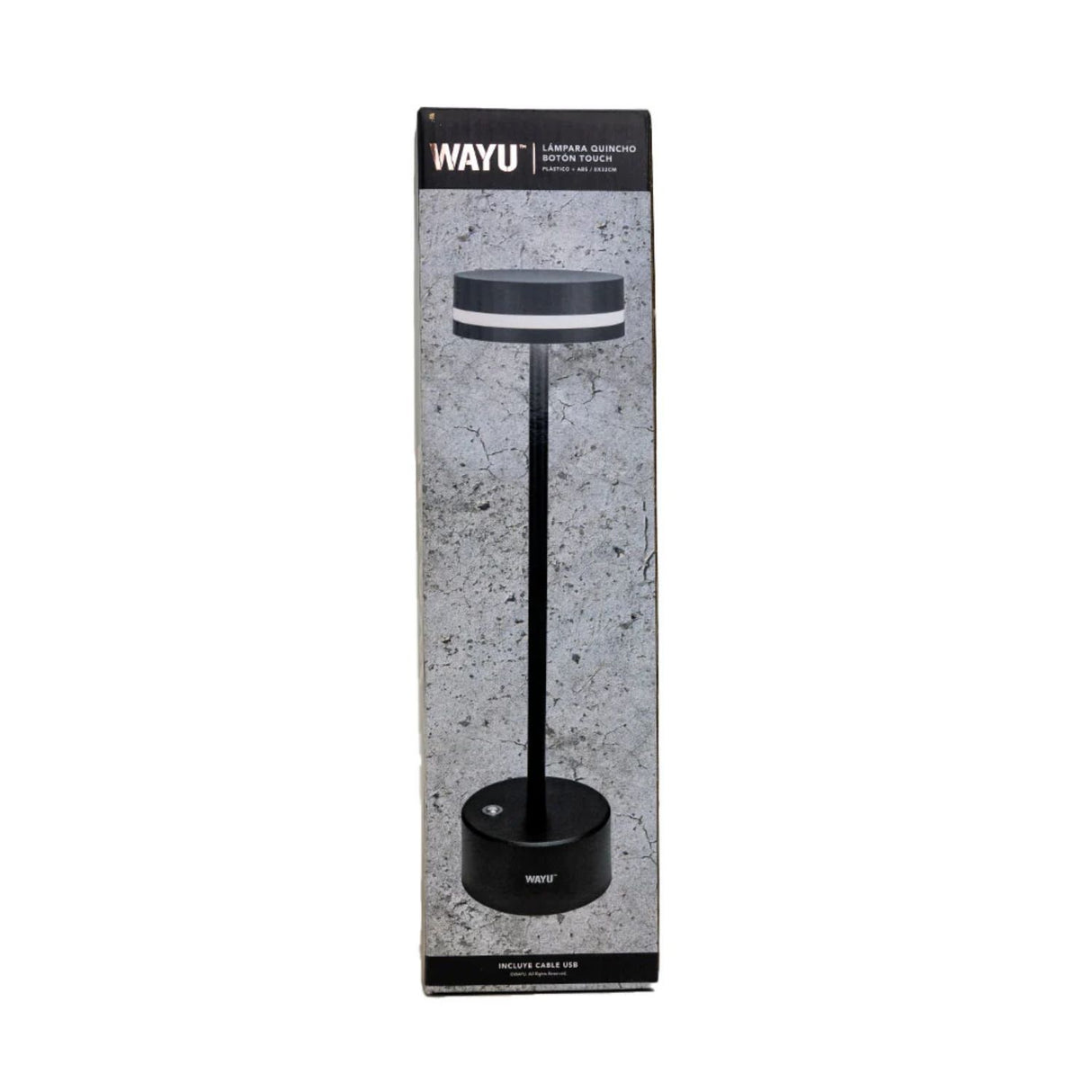 Lampara Quincho Usb de 22 cm Multiuso Decoracion Wayu