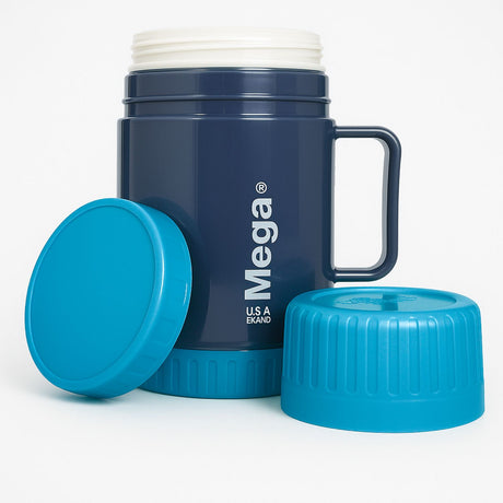 Termo New Magnum 430mL Azul, ideal para mantener tus bebidas frías o calientes por horas. ¡Compra ahora y disfruta de la calidad en cada sorbo!-1-1-2