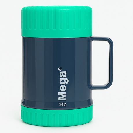 Termo New Magnum 430mL Turquesa, ideal para mantener tus bebidas frías o calientes por horas. ¡Compra ahora y disfruta de su diseño moderno!-1-1-1