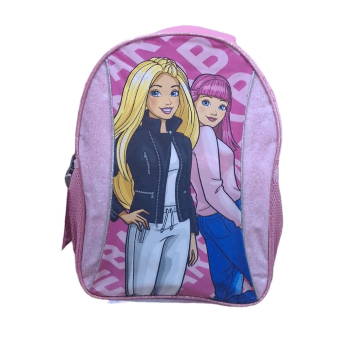 La Mochila Infantil Rosa Personajes Dibujos Animados Niños es perfecta para que los pequeños lleven sus cosas con estilo. ¡Compra la tuya y sorpréndelos!-1