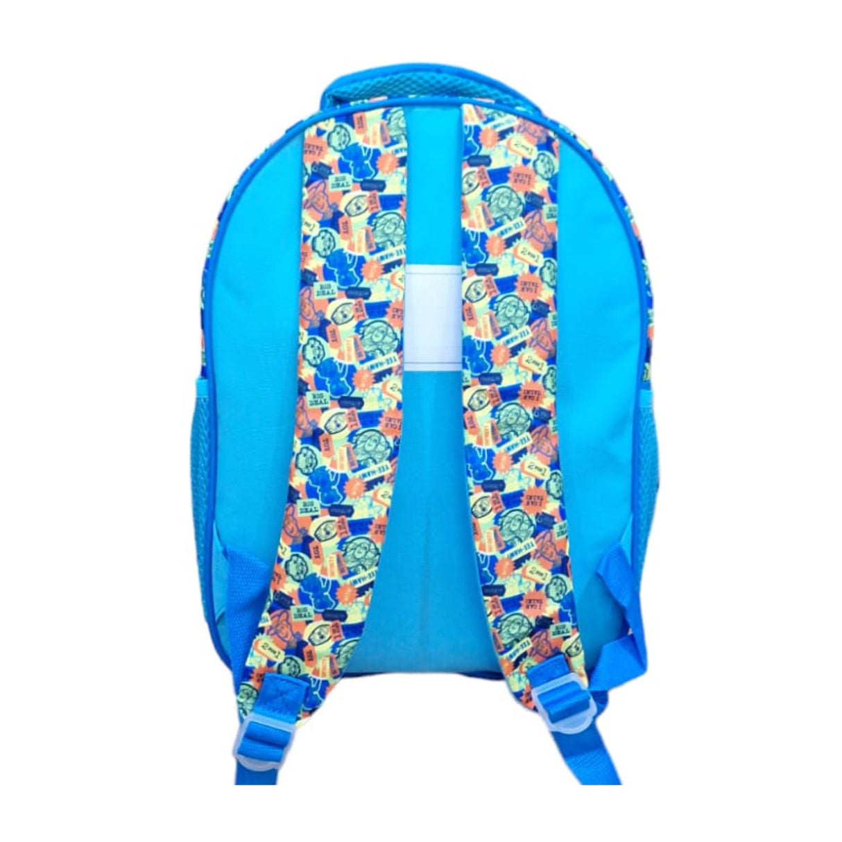 Mochila Infantil Vaquero Azul Estampado Divertido Niños