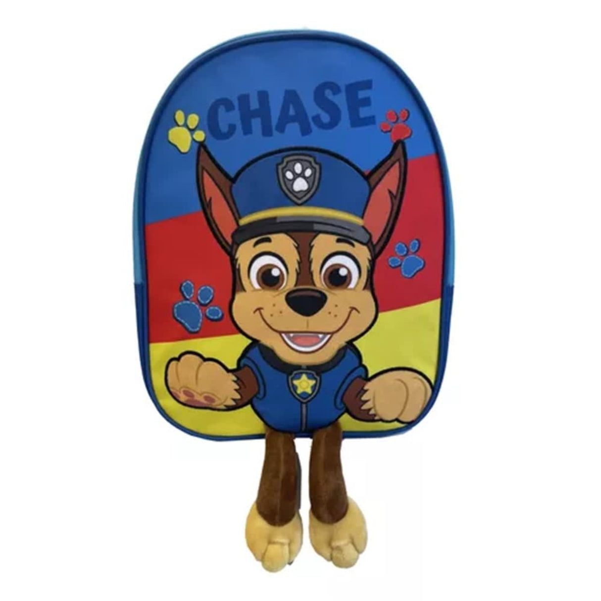 Mochila Infantil Perro Policía Azul Niños Escoalr Divertida