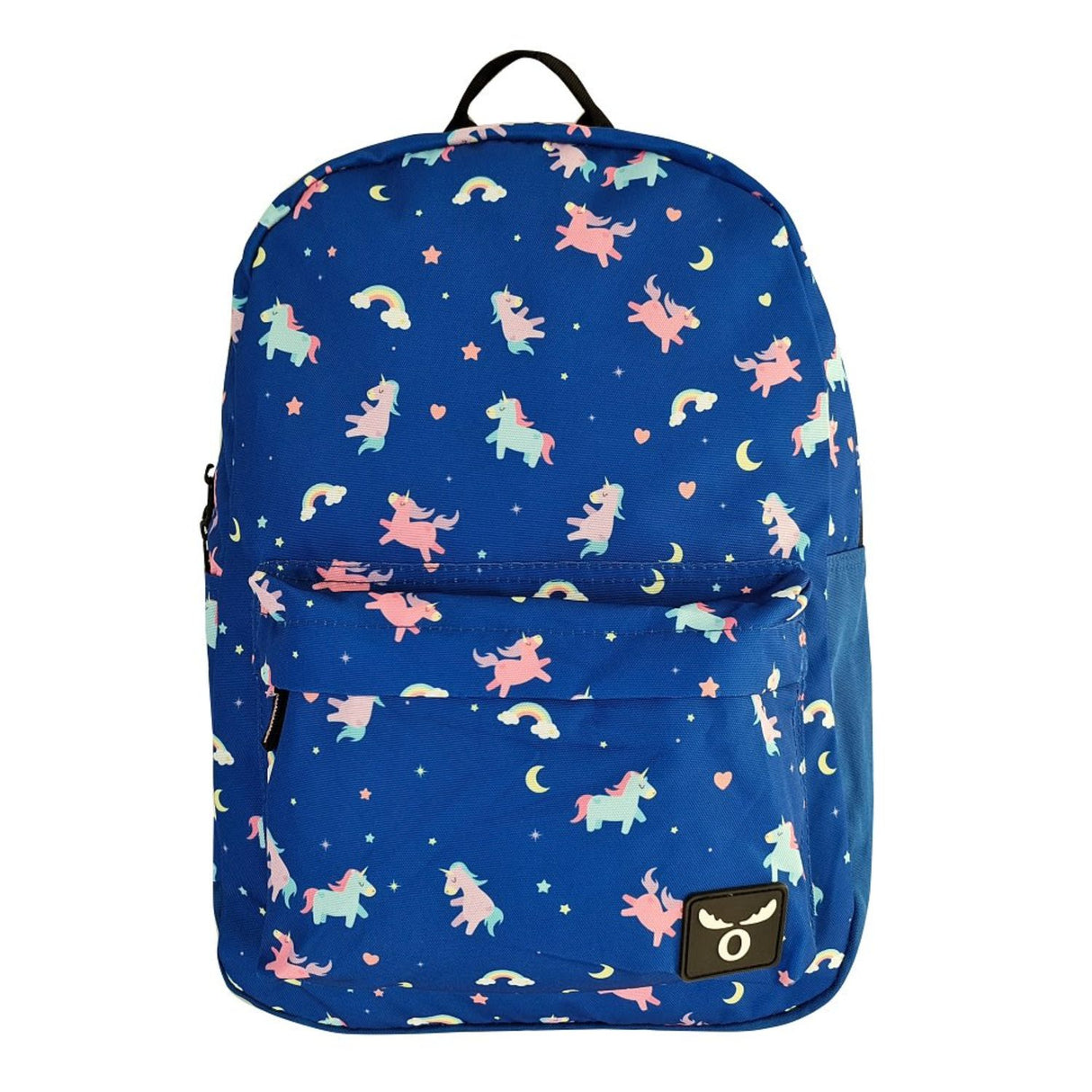 Mochila Escolar Unicornios Azul Niños Resistente y Espaciosa