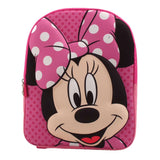 Mochila Infantil Rosa Diseño Ratón Lazo Lunares Niños