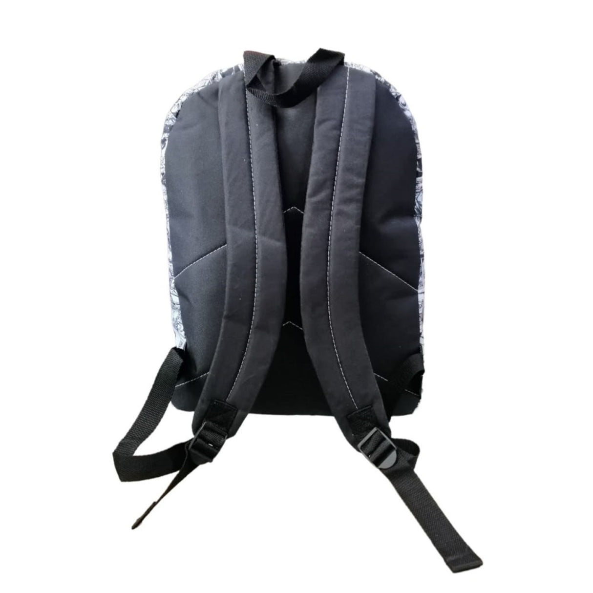 Mochila Estampado Cómics Blanco Negro Juvenil Casual Escolar Lleva tu estilo al siguiente nivel con esta mochila única y destaca en la escuela. ¡Compra ahora y marca la diferencia!-3