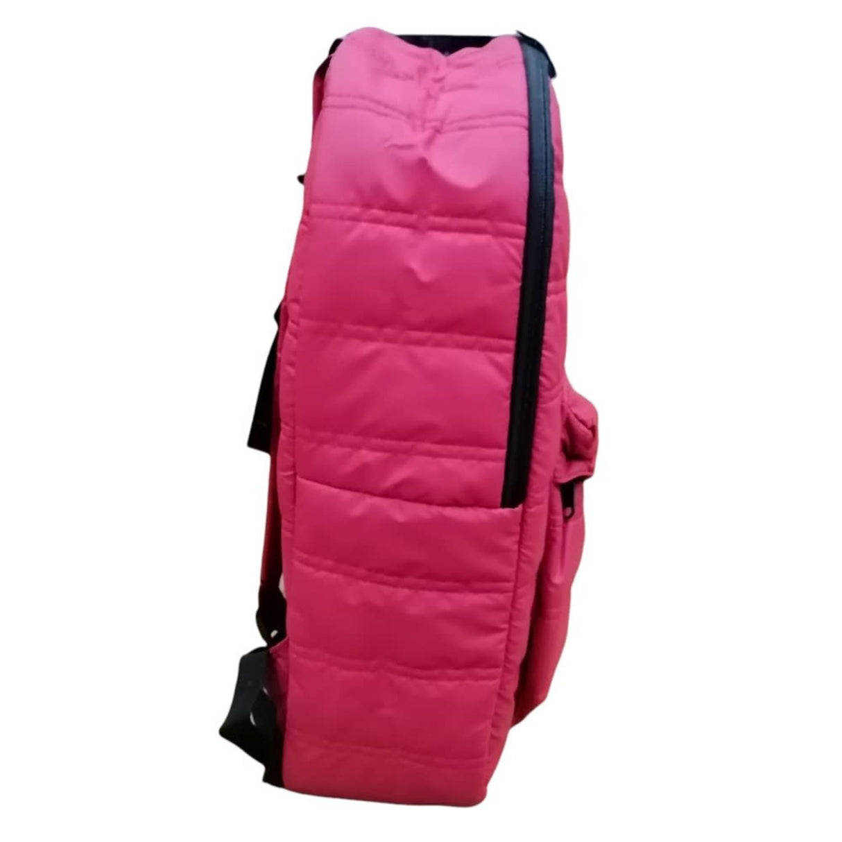 Mochila Escolar Juvenil Impermeable Rosa Bolsillo Frontal