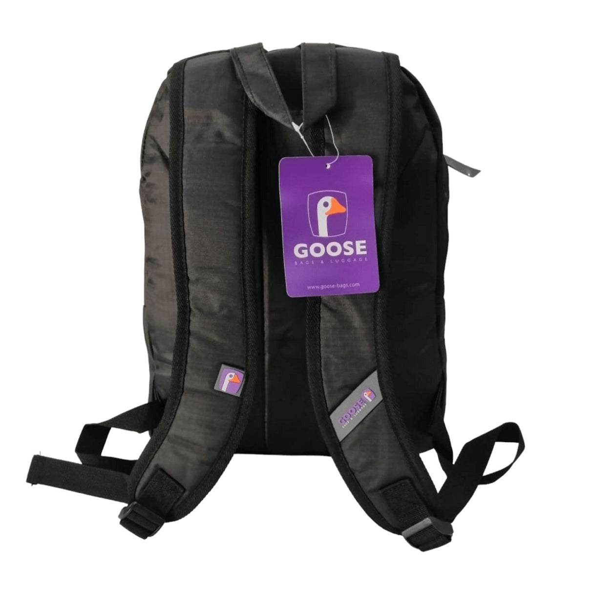 Mochila Negra Impermeable Viaje Escolar Compartimentos