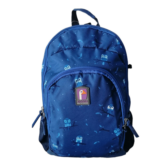Mochila Escolar Infantil Azul Diseño Búhos Espaciosa Durable Ideal para llevar todo lo necesario a la escuela. ¡Compra ahora y sorprende a tu pequeño!-1