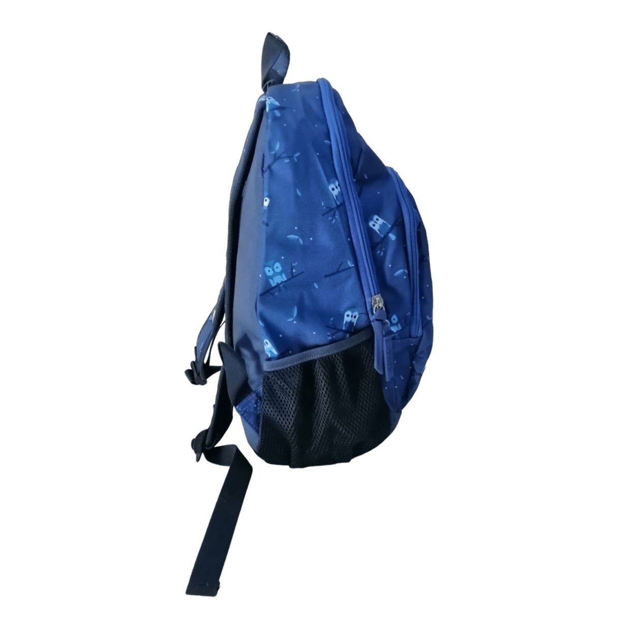 Mochila Escolar Infantil Azul Diseño Búhos Espaciosa Durable