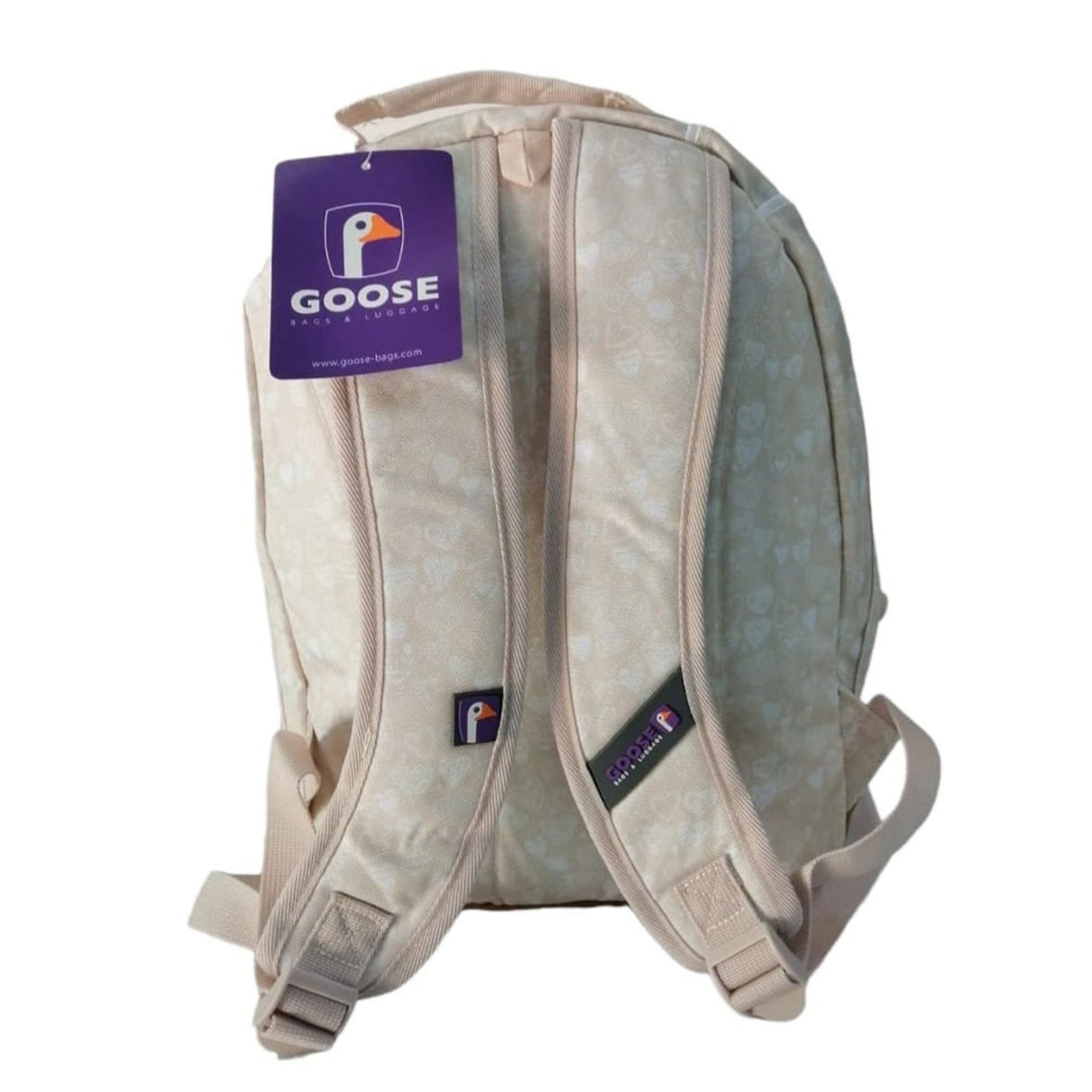 Mochila Casual Unisex Resistente Impermeable Escolar Beige