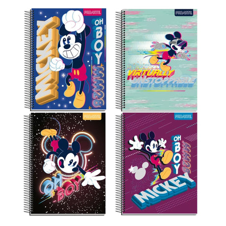 Pack de 6 cuadernos con diseño animado, tapas duras y espiral. Perfectos para apuntes, bocetos y planificación. ¡Añade color a tu día, cómpralos ahora!-1