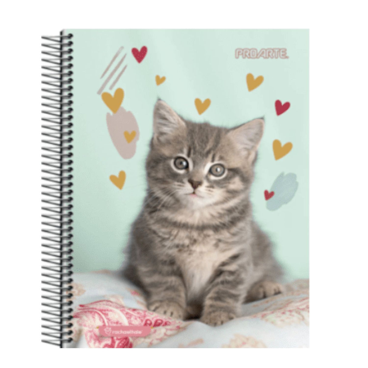 Pack de 6 cuadernos con adorables cachorros y gatitos, tapas duras y espiral. Perfectos para apuntes y listas. ¡Lleva ternura a tu escritorio, cómpralos ahora!-3