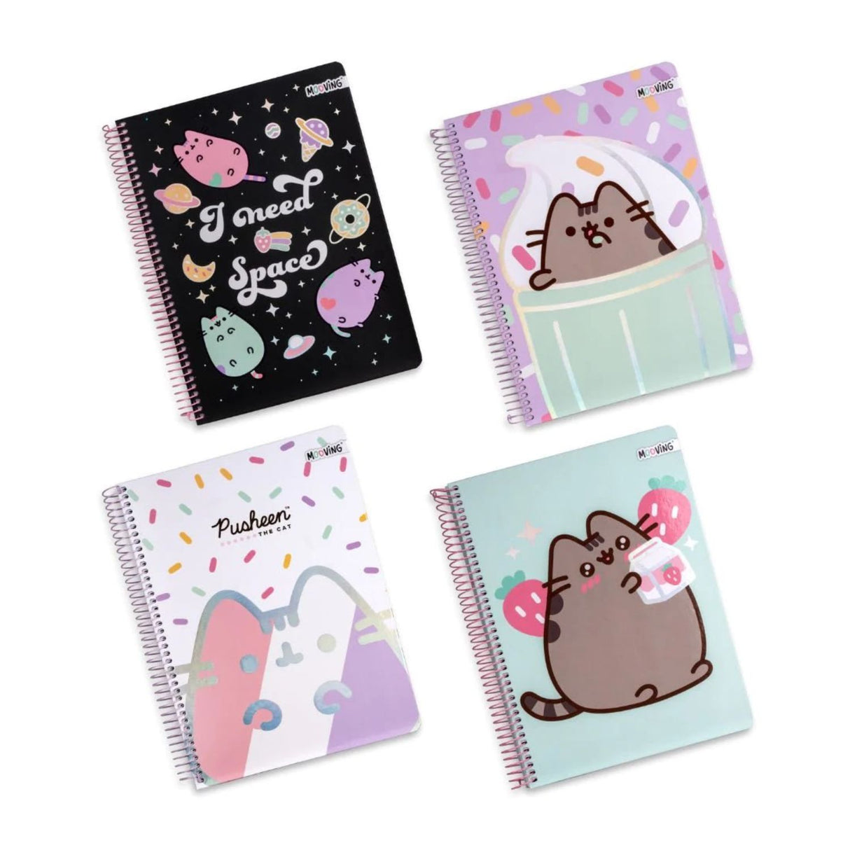 Pack 4 Cuadernos Diseño Gato Espiral Tapa Dura 80 Hojas

Disfruta de una escritura suave y un diseño encantador. ¡Haz tu pedido ahora y organiza tus ideas con estilo!-1